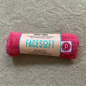 Pure Barre FACESOFT Eco Friendly Mini Gym Towels Workout Accessories 100% Cotton